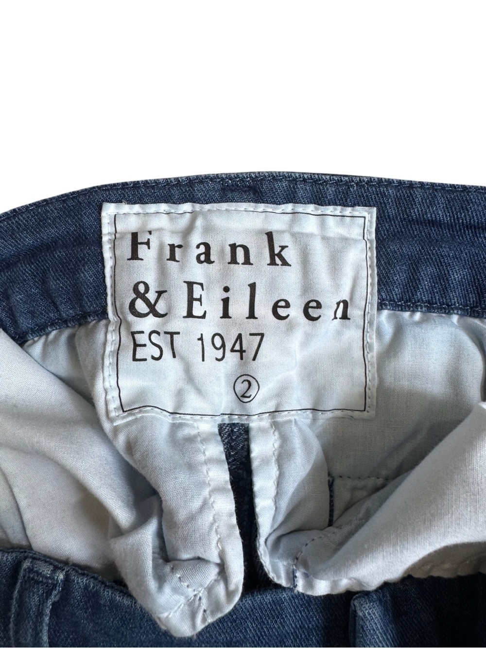 Frank & Eileen Westport Wide Leg Chino Jeans Sz 2 runs large fits like a Sz 4-6 - Picture 5 of 11